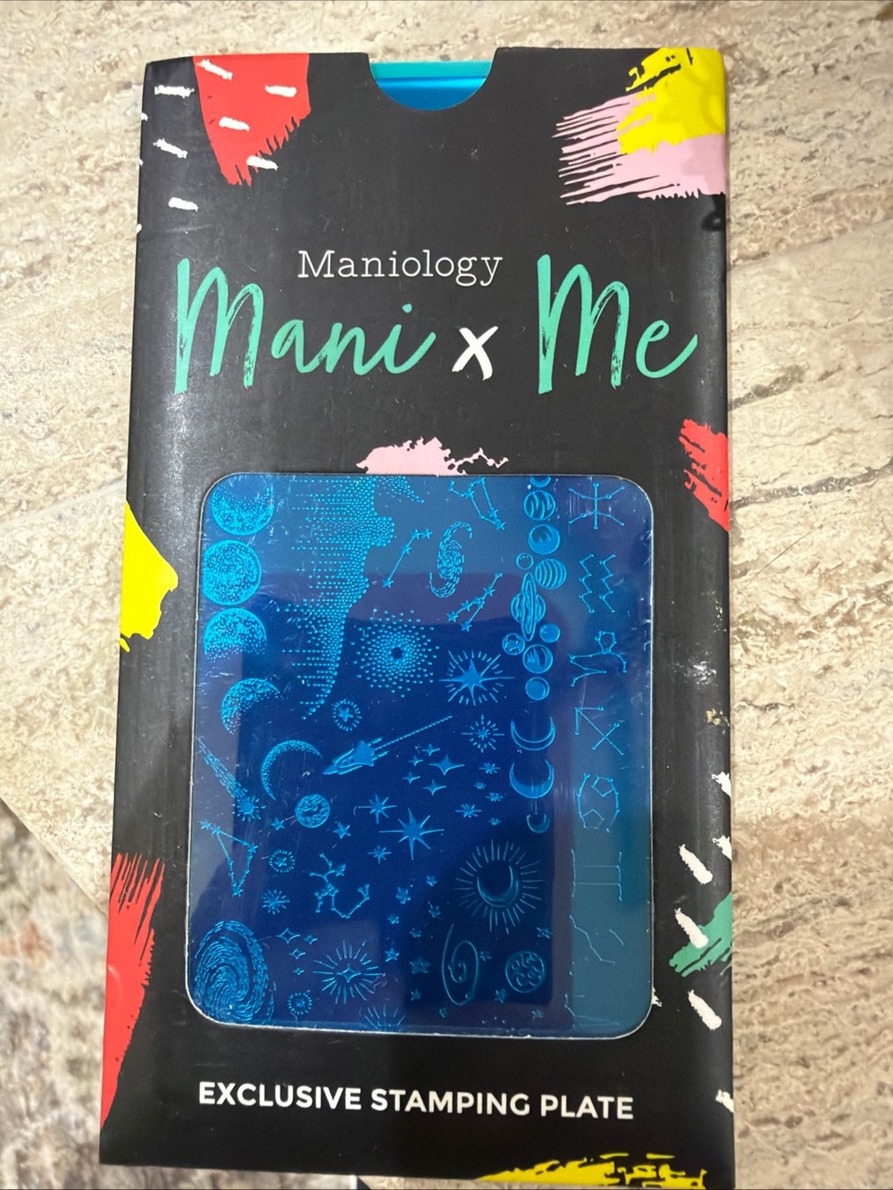 Maniology Nail Stamping Plate - M001 Celestial, Zodiac Moon, Constellation